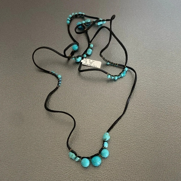 Neimam Marcus Turquoise wrap, necklace/bracelet new with tags - Picture 1 of 4